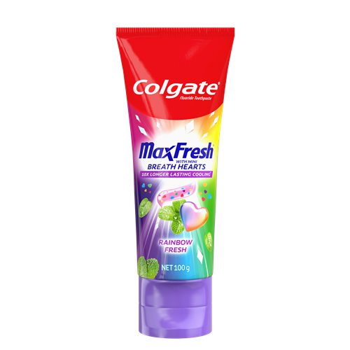 Colgate Max Fresh Flavours 2024 Tube Rainbow Fresh Front